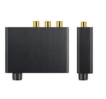RoGer DAC 192kHz 24bit S/PDIF - RCA конвертер с разъемом для наушников 3,5 мм / оптический / коаксиальный (RO-DAC192)