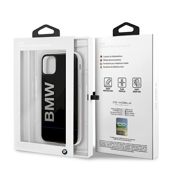 BMW BMHCN58PCUBBK Hardcase Signature Printed Logo Aizsargapvalks priekš iPhone 11 Pro 5.8
