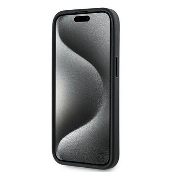 Karl Lagerfeld KLHCP15MPQDSMGK Diagonal Quilted S Aizsargapvalks priekš iPhone 15 Plus/14 Plus 6.7