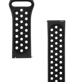 Tactical 234 Double Silicone Band Ремешок для часов 22mm / чёрный (TA-SH201105)