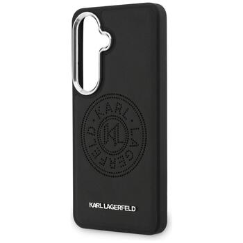 Case Karl Lagerfeld Perforated KL MagSafe Защитный чехол для Samsung Galaxy S26 Plus / чёрный (KLHMS26MPSKRPMK)