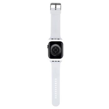 Karl Lagerfeld Strap KLAWMSLKNH 3D Rubber Karl Head Ремешок для часов Apple Watch 38/40/41mm / белый (KLAWMSLKNH)
