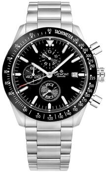 Giewont Vīriešu rokas pulkstenis Chronograph Sapphire / sudraba/melns (GW8720-B2)
