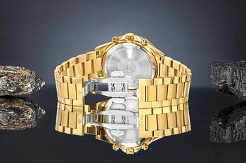 Giewont Chronograph Sapphire Vīriešu pulkstenis / zelta zaļš (GW3520-B6)