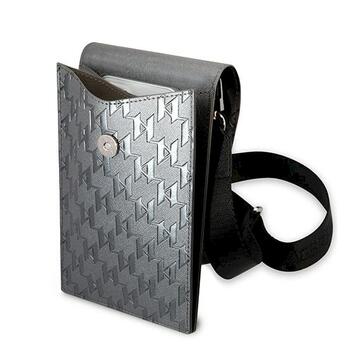 Karl Lagerfeld Ikonik Karl Monogram Patch Rokassoma / sudrabs (KLWBSAMIPG)
