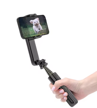 Wooco L09 3in1 Gimbal Statīvs ar 1-Ass Stabilizāciju LED (WC-L09)