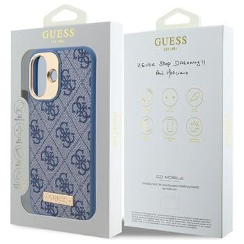 Guess GUHMP16MU4GPRB Hardcase 4G Logo Plate MagSafe Защитный чехол для iPhone 16 Plus 6.7