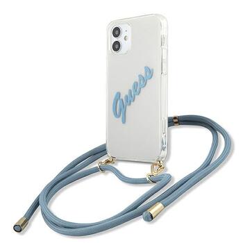 Guess GUHCP12SCRTVSBL Script Vintage Защитный чехол для iPhone 12 mini 5,4