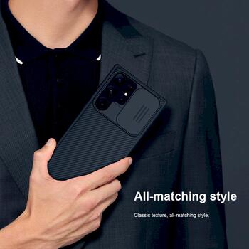 Nillkin CamShield PRO Hard Case Защитный чехол для Samsung Galaxy S23 Ultra / чёрный (57983112677)