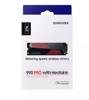 Samsung 990 PRO SSD Диск M.2 2280 NVMe / 2TB (MZ-V9P2T0GW)