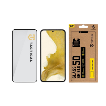 Tactical Glass Shield 5D Защитное стекло для Samsung Galaxy S22 / чёрный (TA-57983107375)