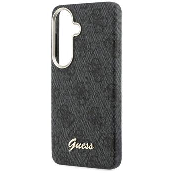 Guess 4G Script MagSafe Защитный чехол для Samsung Galaxy S26 / чёрный (GUHMS26S5P4FWMSK)