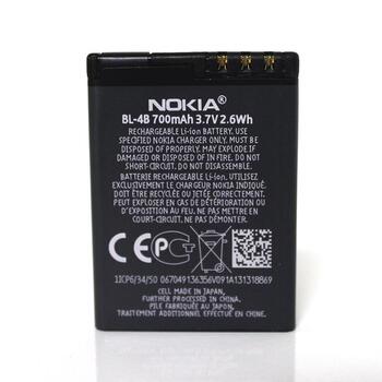 Nokia BL-4B Аккумулятор Li-Ion 3.7V / 800mAh / 2.6Wh (аналог) (BL-4B)