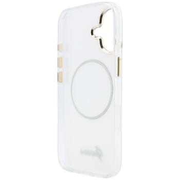 Case Guess IML Gradient Script Metal MagSafe Защитный чехол для iPhone 17 / белый (GUHMP17S5HTGMCSH)