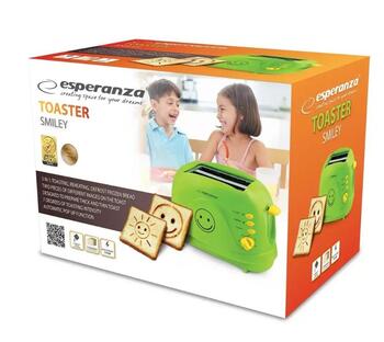 Esperanza Smiley Sviestmaižu tosteris (EKT003)