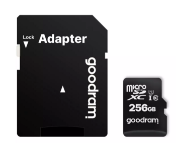 Goodram M1AA microSDHC UHS-I Klases 10 Atmiņas karte 256GB (M1AA-2560R12)