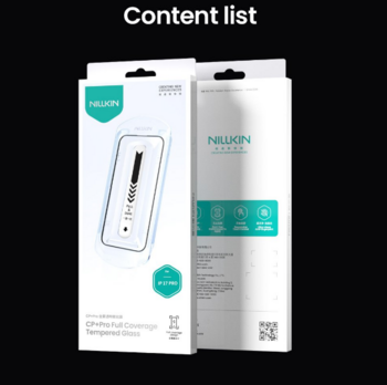 Nillkin Tempered Glass 2.5D CP+ PRO (with applicator) Защитное стекло для Apple iPhone 17 (57983127521)