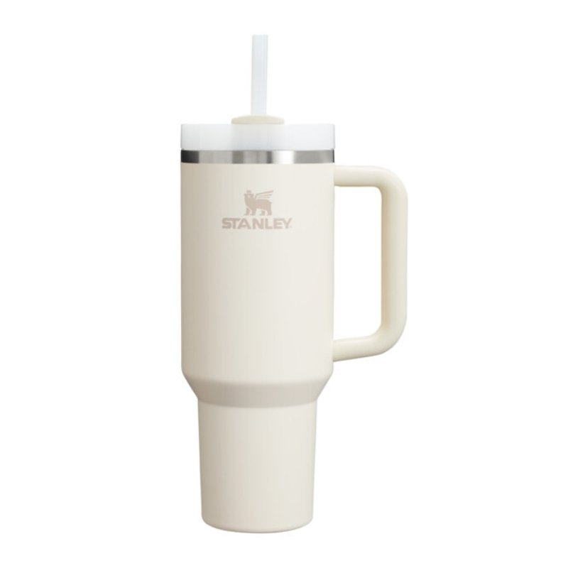 Stanley The Quencher H2.O FlowState Tumbler Termokrūze Ar Salmiņu 1.18L Krēmkrāsā 2.0 (2812574014)