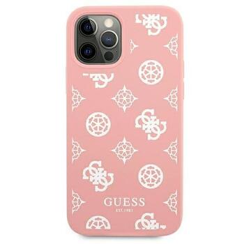 Guess GUHCP12LLSPEWPI Peony Collection Защитный чехол для iPhone 12 Pro Max 6,7