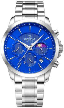 Giewont Chronograph Sapphire Vīriešu pulkstenis / sudraba-zils (GW9460-B3)