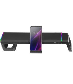 Mars Gaming MGS-ONE Monitora statīvs Chroma RGB / USB 2.0 (MGSONE)