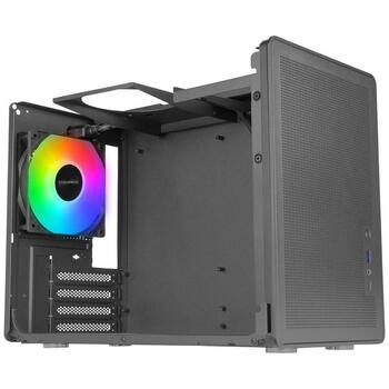 Mars Gaming MCXPS mATX Ultra-Compact Gaming PC Case with MESH & Glass Panel (MCXPS)