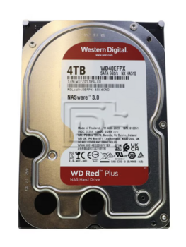 Western Digital RED PLUS Cietais disks 4TB / 3.5