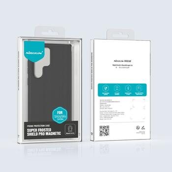 Nillkin Super Frosted PRO Magnetic Back Cover Защитный чехол для Samsung Galaxy S24 Ultra / чёрный (57983118489)