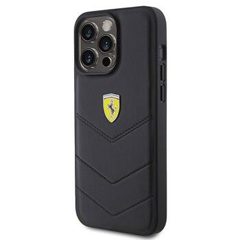 Ferrari Quilted Metal Logo Back Case Защитный Чехол для Apple iPhone 15 Pro Max (FEHCP15XRDUK)