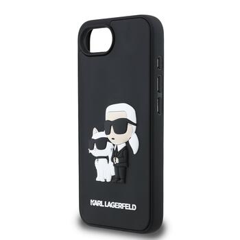 Karl Lagerfeld 3D Rubber Karl and Choupette Case Чехол для Apple iPhone 16e (KLHCPSE43DRKCNK)