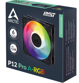 Arctic P12 Pro PWM PST A-RGB Вентилятор высокой производительности 4-pin / 120 мм (ACFAN00309A)