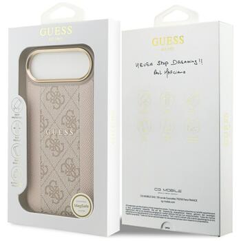 Guess 4G Stripe MagSafe Case Защитный чехол для iPhone 17 Air / розовый (GUHMP17MPG4SEMCP)