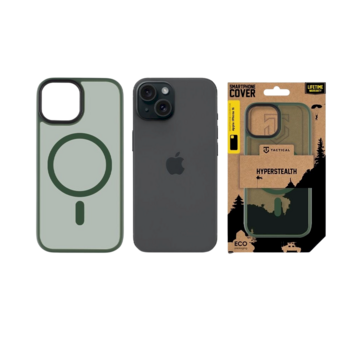 Tactical MagForce Hyperstealth Cover Защитный чехол для iPhone 15 / лесной зелёный (TA-57983115958)