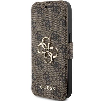 Guess GUBKP15L4GMGBR Book 4G Metal Logo Защитный чехол для iPhone 15 Pro 6.1