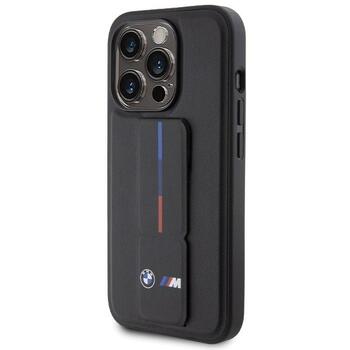 BMW Grip Hot Stamp Hardcase Aizsargapvalks priekš Apple iPhone 15 Pro (BMHCP15L22GSLK)