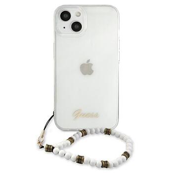 Guess GUHCP13MKPSWH Прозрачный защитный чехол для iPhone 13/14/15 6,1