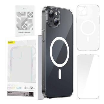Baseus Magnetic Crystal Clear Защитный чехол для iPhone 13 / прозрачный (ARSJ010602)