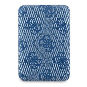 Guess Induction Powerbank 15WGUPB5FP4EMGB Зарядная батарея 5000mAh / синий 4G Leather Metal Logo MagSafe (GUPB5FP4EMGB)