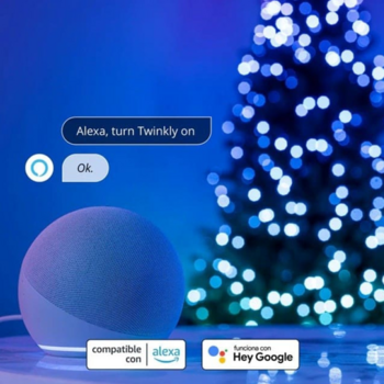 Twinkly Candies TWKC200RGB-G LED Ziemassvētku eglīšu gaismas Sveces forma 12m (TWKC200RGB-G)