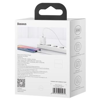 Baseus Super Si PD Зарядное Устройство 30 Вт / 1x USB-C (BRA011962)