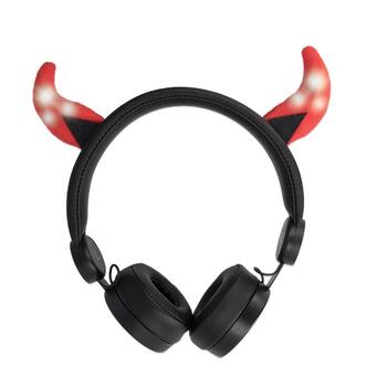 Forever AMH-100 Devil Универсальные наушники для Детей С проводом 1.2m / LED Ушки (GSM041680)