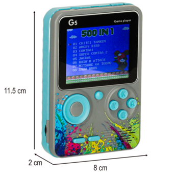 RoGer G5 Retro Mini Портативная Игровая Консоль (RO-3369-GR)