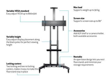 Multibrackets MB-4627 TV stends 180cm (MB-4627)