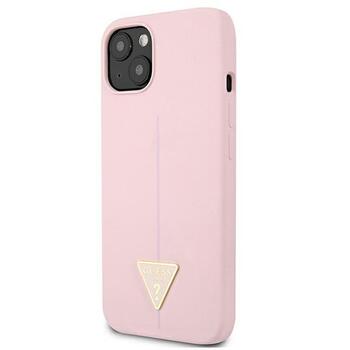 Guess GUHCP13SSLTGU Silicone Triangle Hardcase Защитный чехол для iPhone 13 mini 5,4