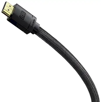 Baseus High Definition Series HDMI кабель HDMI 2.1 8K 60Hz 3D HDR 48Gbps 2m / чёрный (CAKGQ-K01)