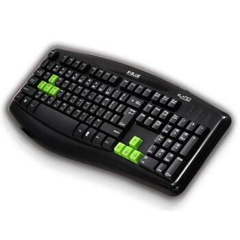 E-Blue Elated Игровая клавиатура с проводом USB / ENG (EKM046BK)