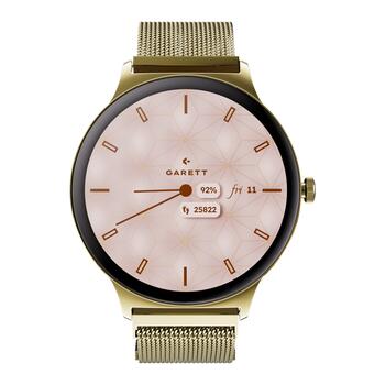 Garett Verona 2 Gold Mesh steel Viedpulkstenis (VERONA_2_MESH_GLD)