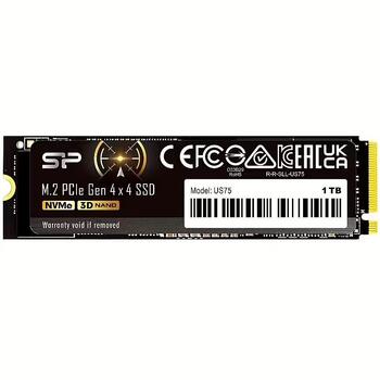 Silicon Power US75 SSD Диск 1TB / M.2 PCI Express 4.0 / NVMe (SP01KGBP44US7505)