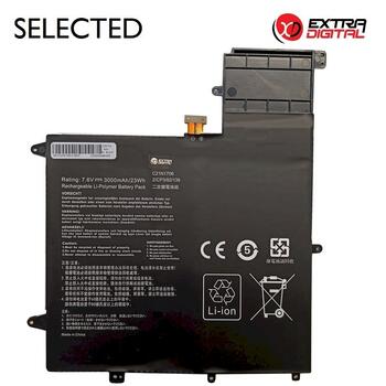 ExtraDigital Аккумулятор для ноутбука ASUS C21N1706 3000mAh (NB432332)