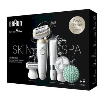 Braun Silk épil 9 3D Flex SkinSpa Epilators (SES9-481)